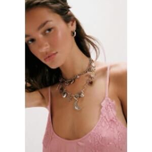 Free People Maxamillion Charm Necklace NWT